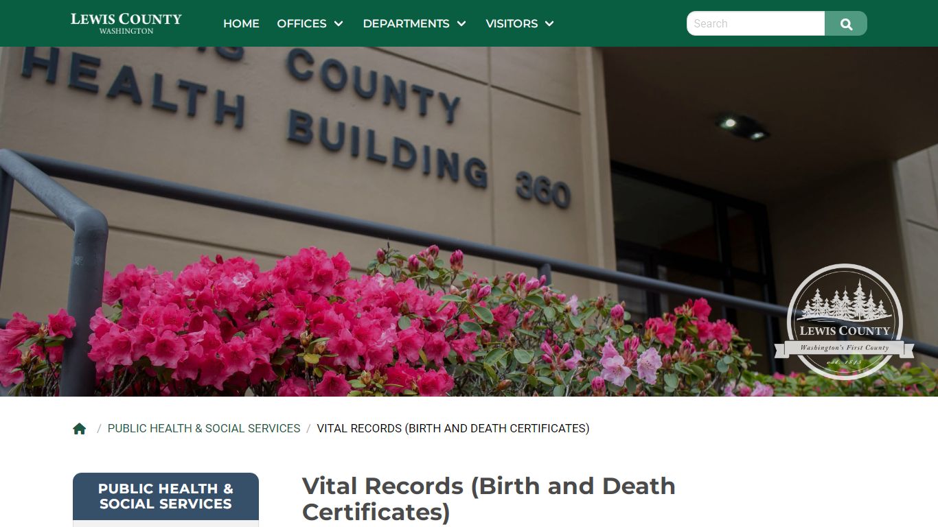 Vital Records (Birth and Death Certificates)